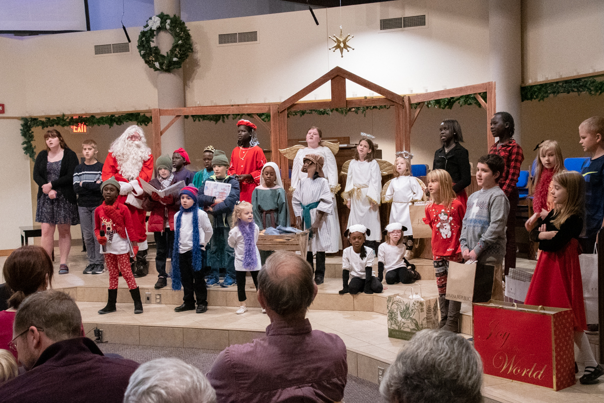 December 16, 2018:  Doesn’t every children’s Christmas program end with the grand finale where all the kids come together for a final song?  